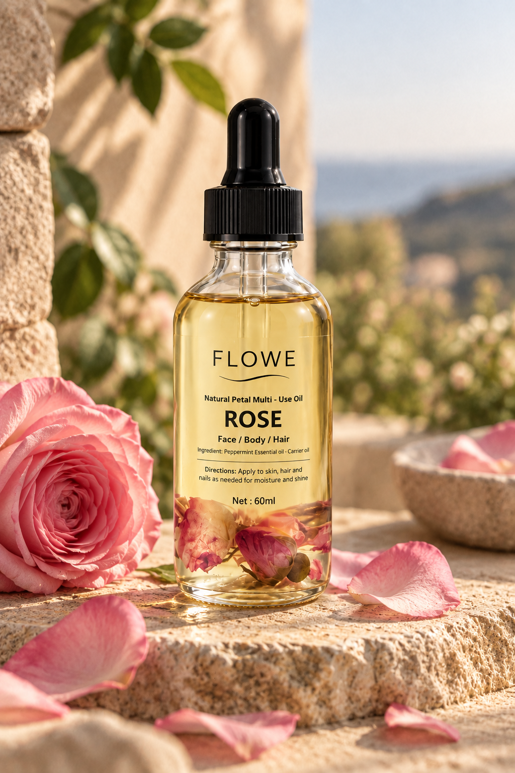 Rose Flowe Oil
